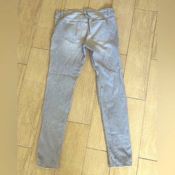Else Gray Skinny Jeans Classic Style Distressed - Picture 2 of 5